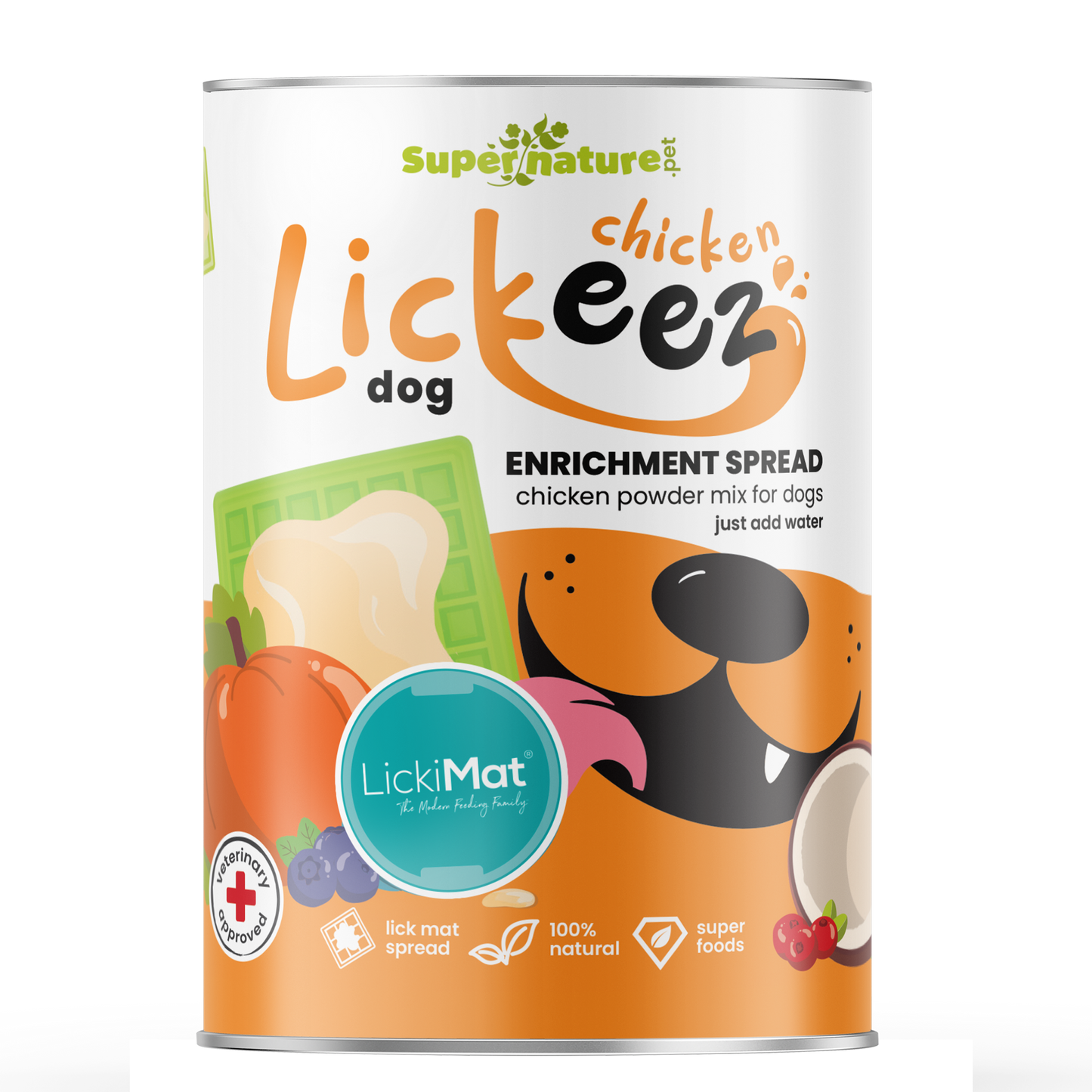 Lickeez Chicken Enrichment Spread Mix for Dogs