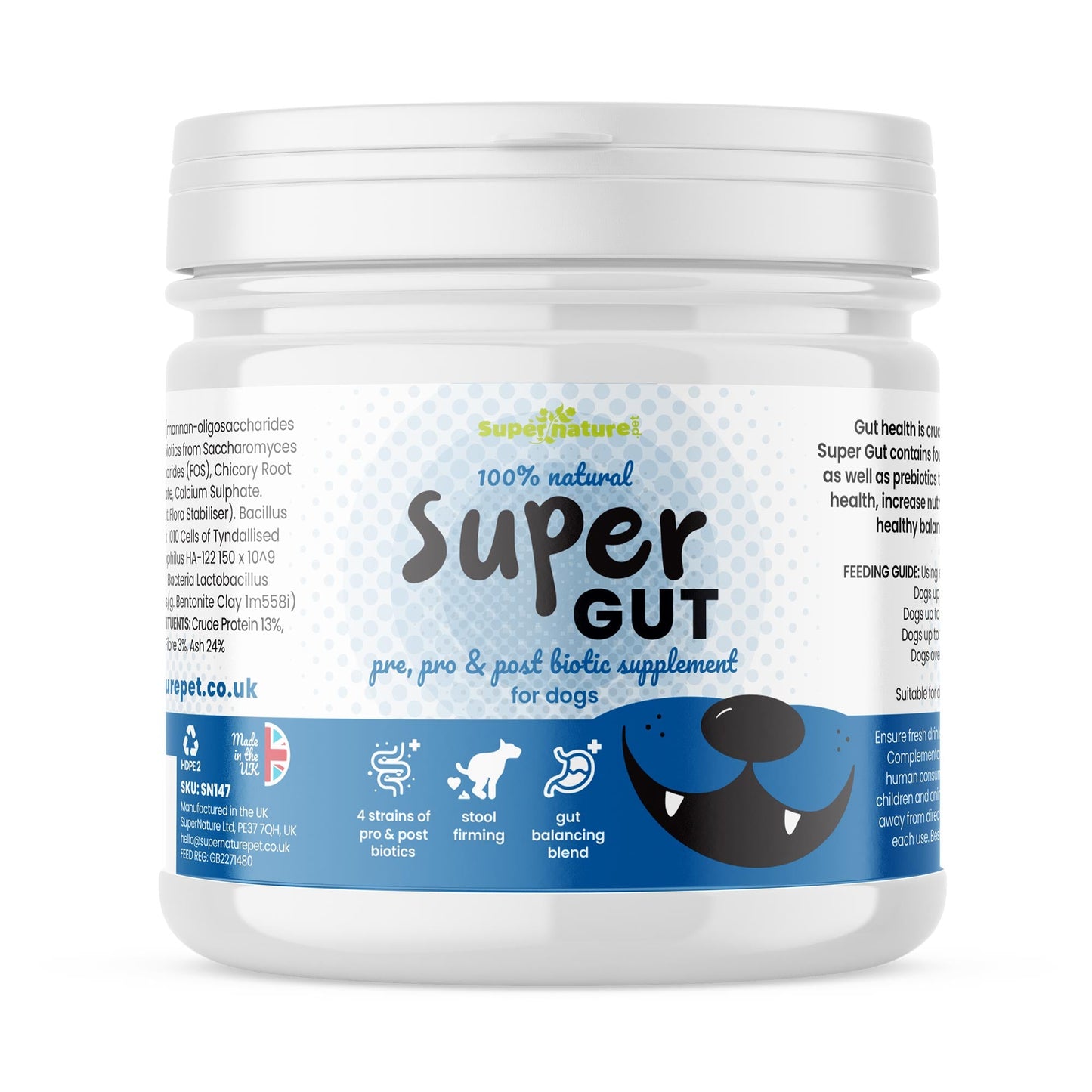 Supernature Super Gut Pre, Post & Probiotic Supplement - Clearance