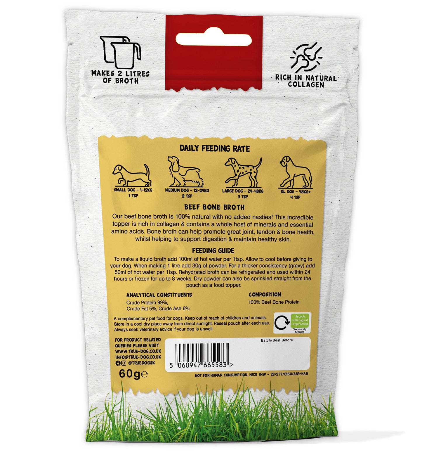 Beef Bone Broth Powder for Dogs