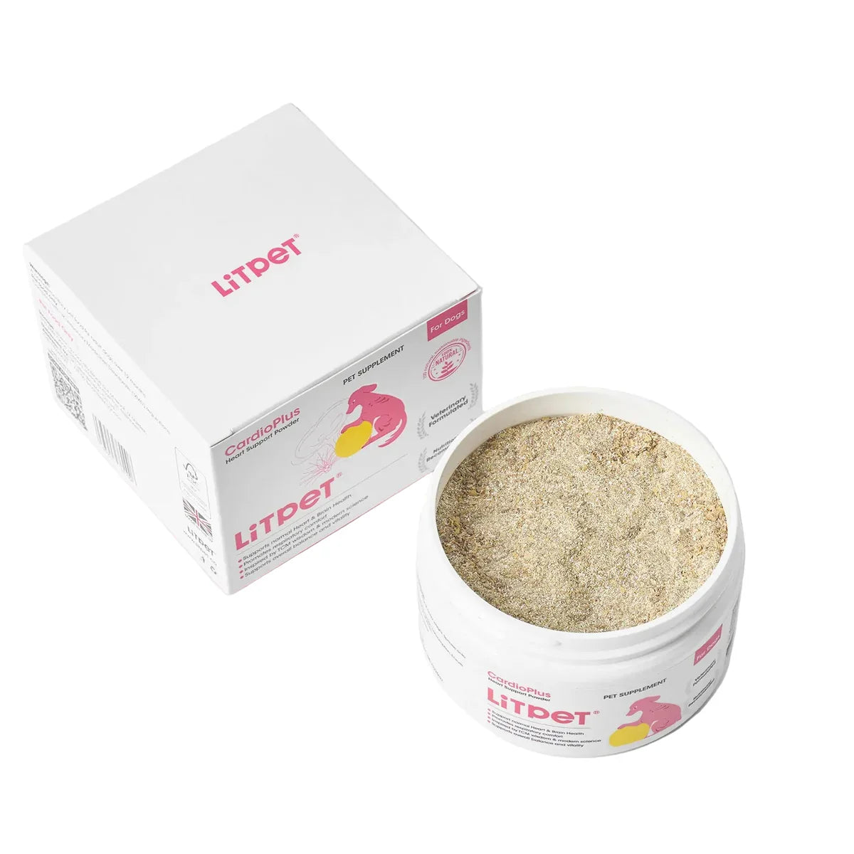 Natures Grub LitPet CardioPlus – Heart Health Support Powder 200g