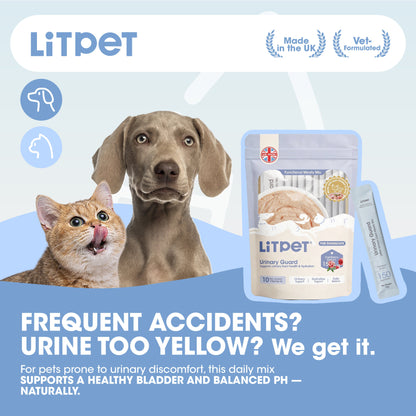 LitPet Urinary Guard Meaty Mix Paste for Cats & Dogs - 10 Sachets