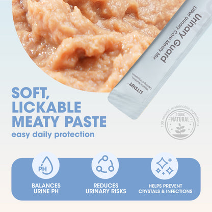 LitPet Urinary Guard Meaty Mix Paste for Cats & Dogs - 10 Sachets