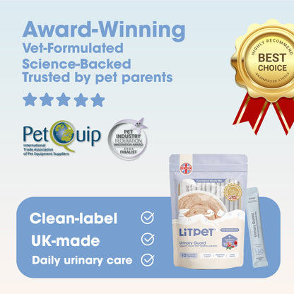 LitPet Urinary Guard Meaty Mix Paste for Cats & Dogs - 10 Sachets