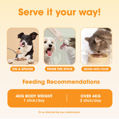 LitPet Joint & Mobility Care Meaty Mix Paste for Cats & Dogs - 10 Sachets