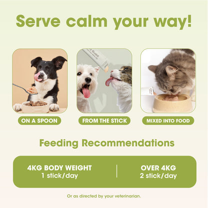 LitPet Pawsitive Calm Meaty Mix Paste for Cats & Dogs - 10 Sachets