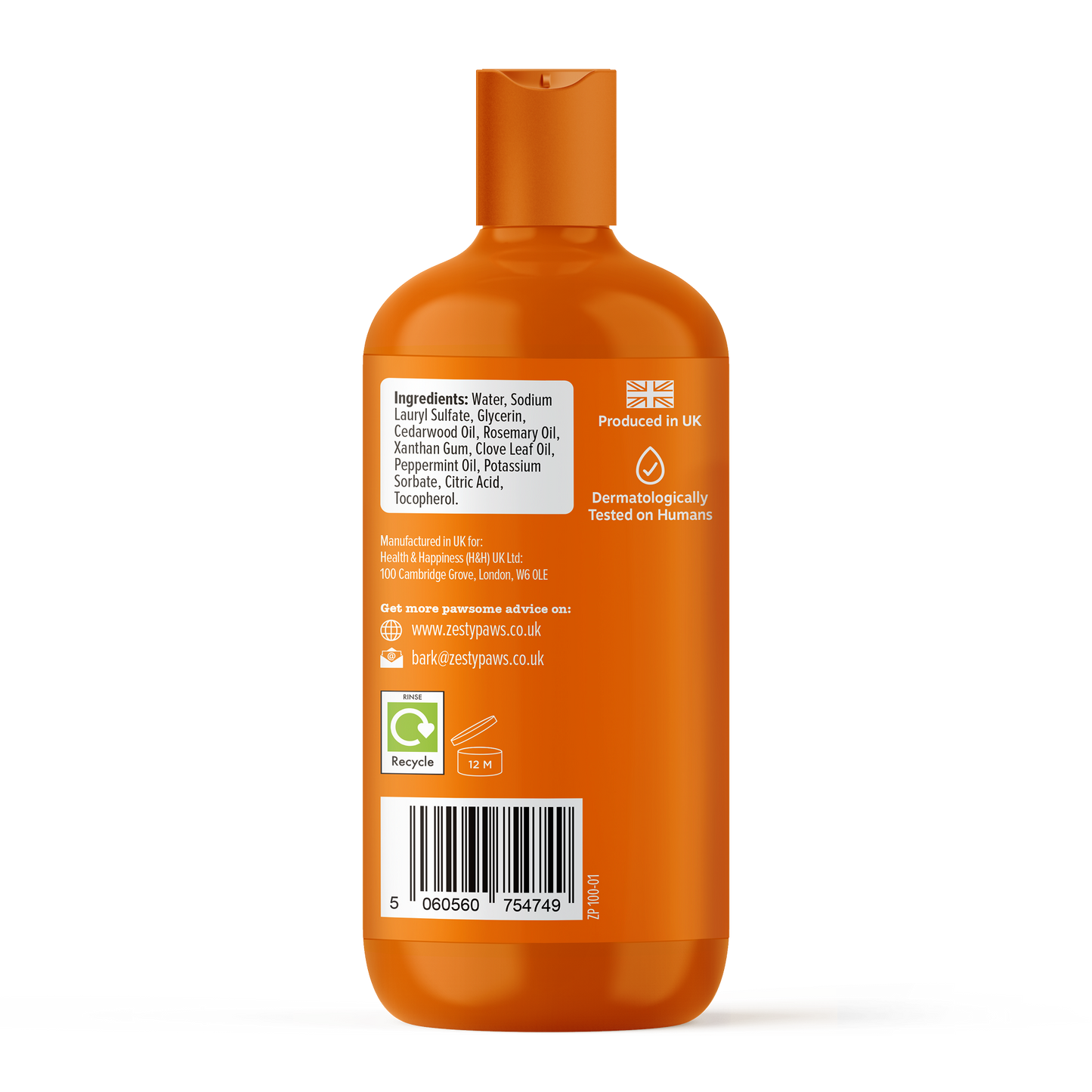 Zesty Paws Flea & Tick Shampoo 500ml