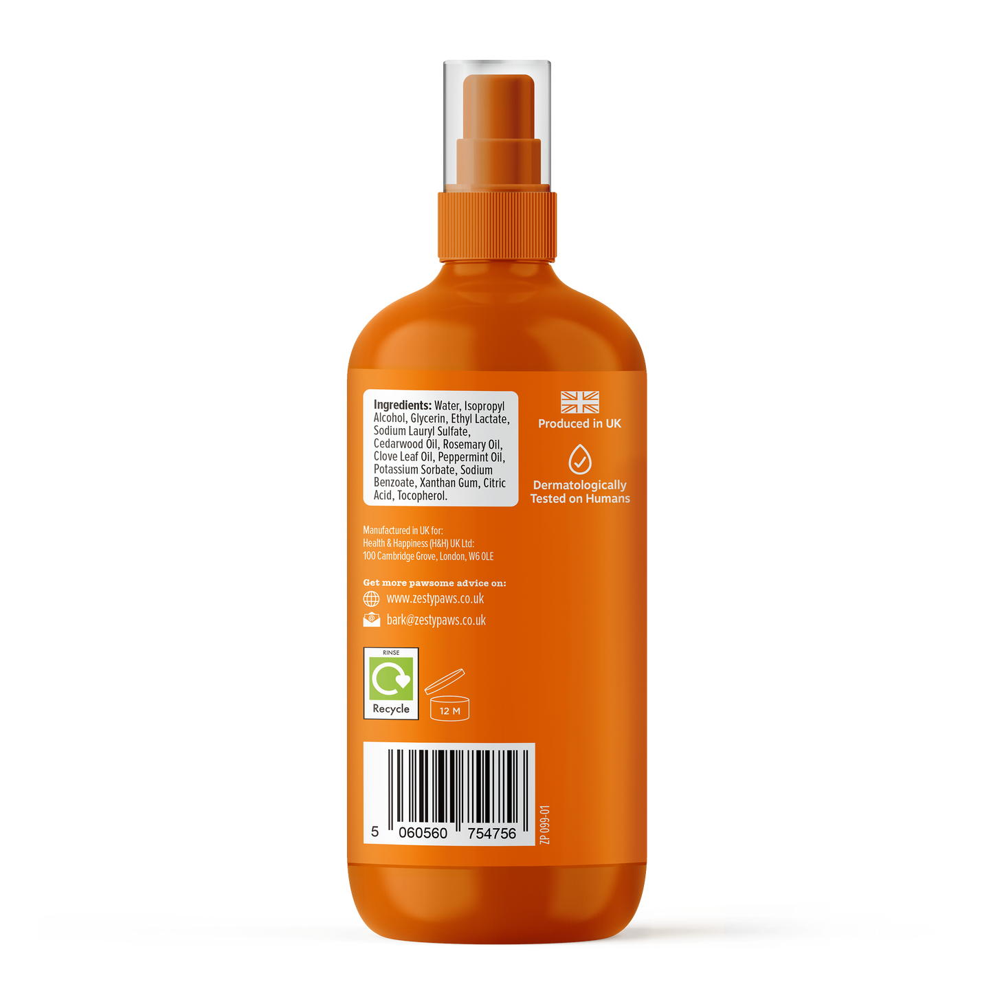Zesty Paws Flea & Tick Spray 250ml