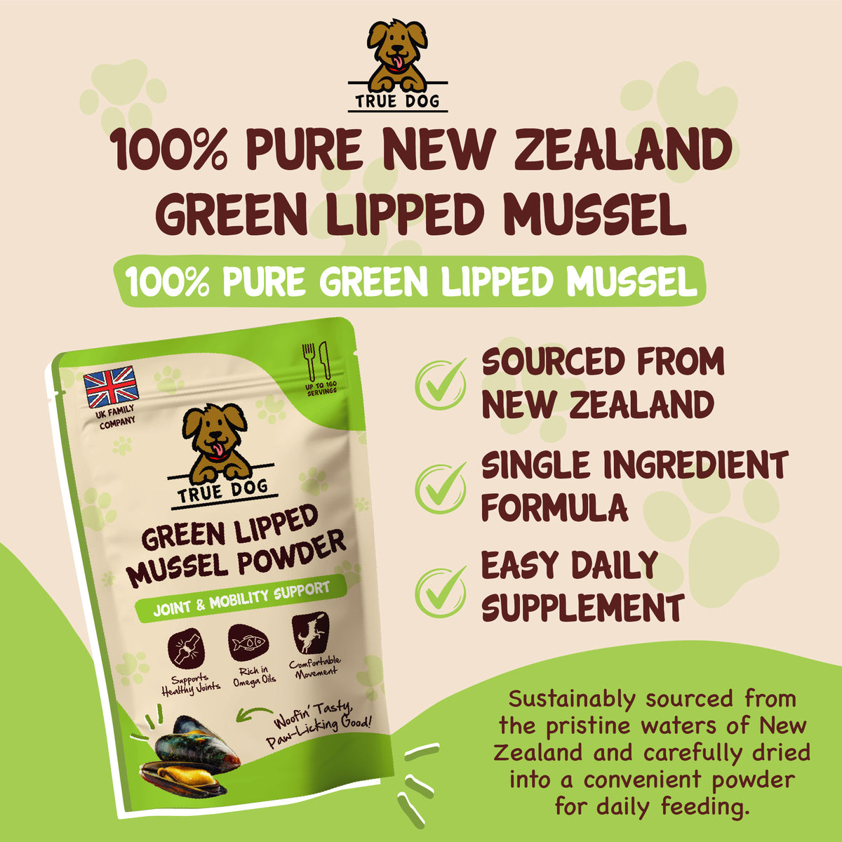 Green Lipped Mussel Powder 100g