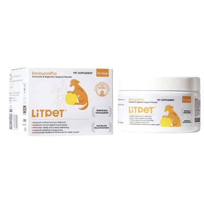 LitPet ImmunoPro - Immunity and Digestion Support Powder 200g