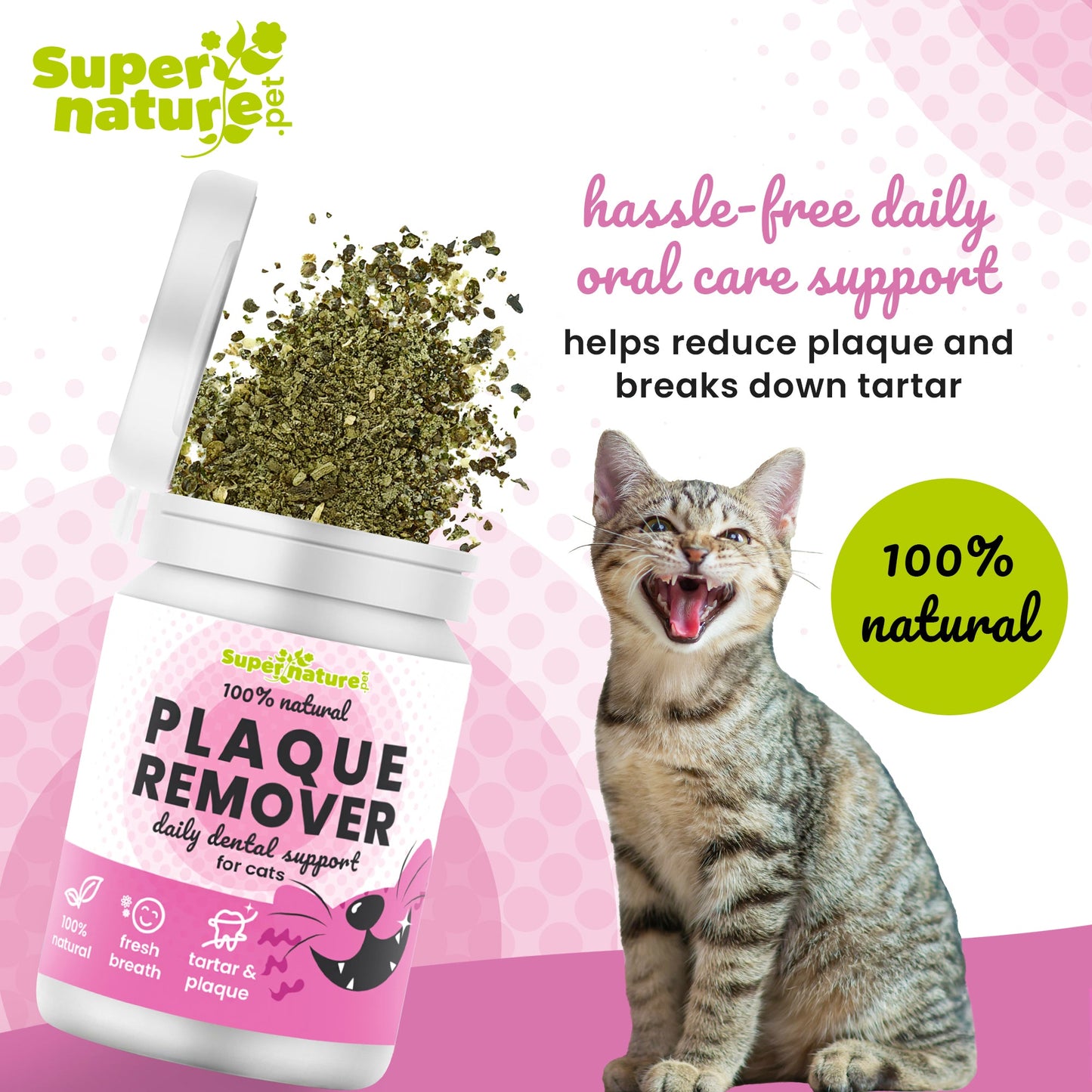 Supernature Plaque Remover for Cats 60g