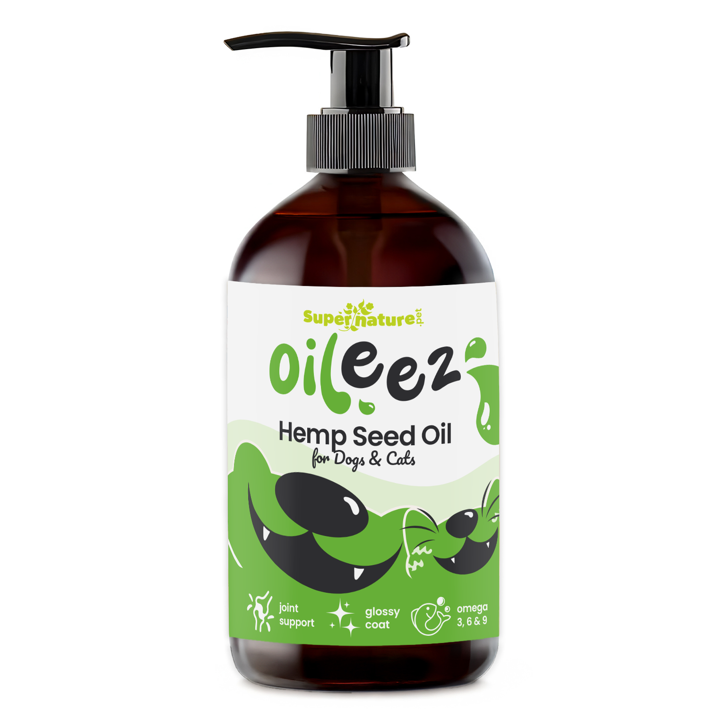 Oileez Hemp Seed Oil for Dogs & Cats 500ml - BB.26/12/26