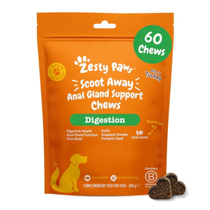 Zesty Paws Scoot Away Anal Gland Support Chews
