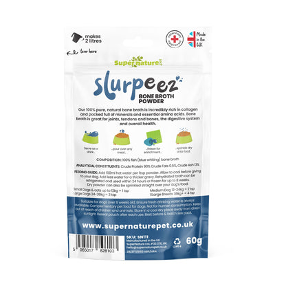 Slurpeez Bone Broth Powder 100% Fish 60g