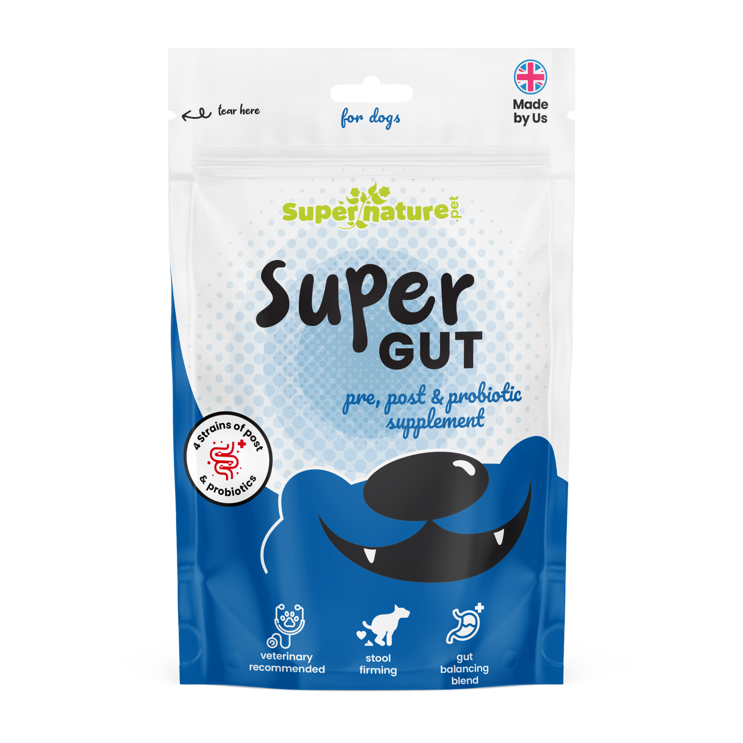 Supernature Super Gut Pre, Post & Probiotic Supplement 150g