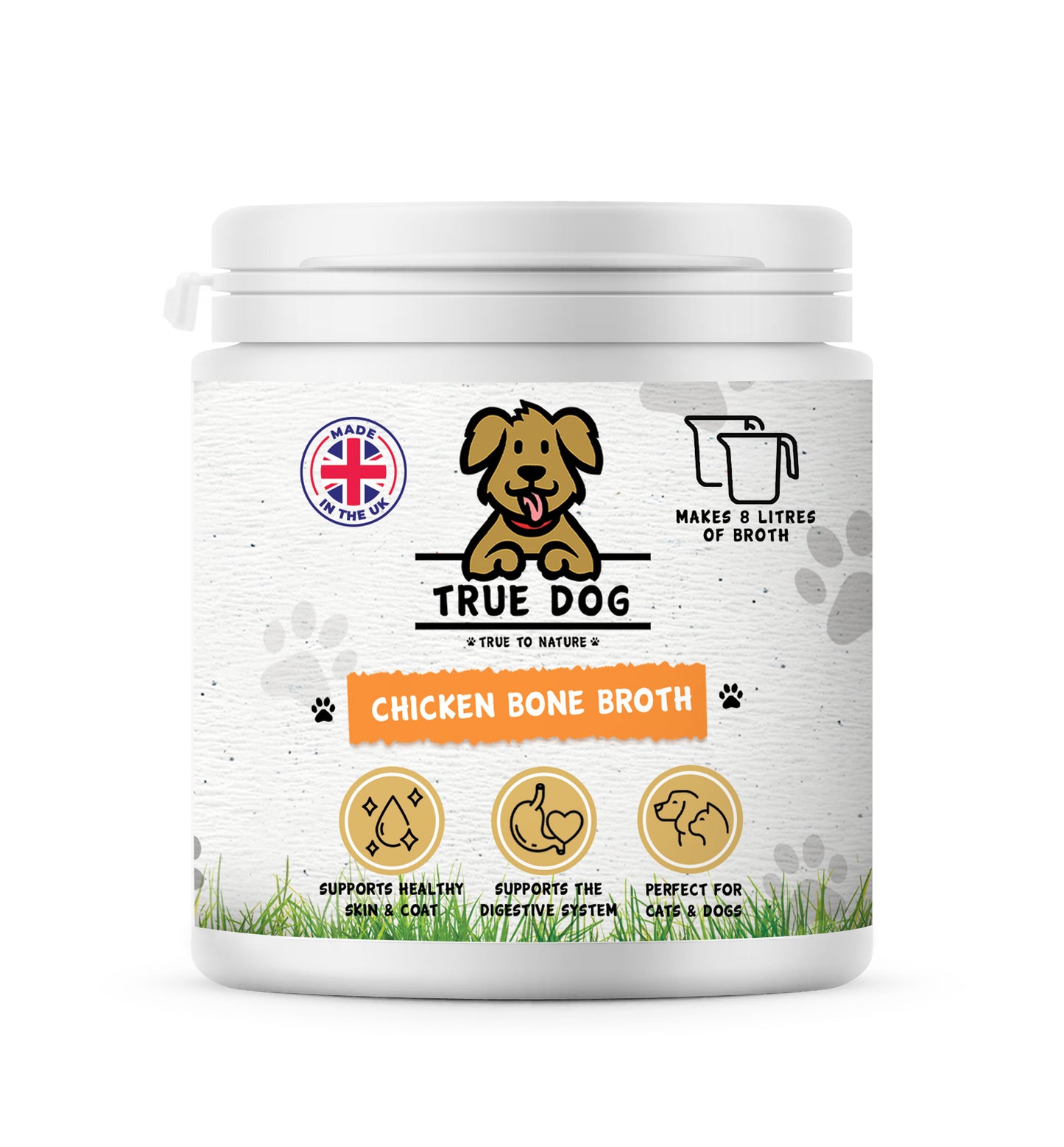 Chicken bone broth for dogs