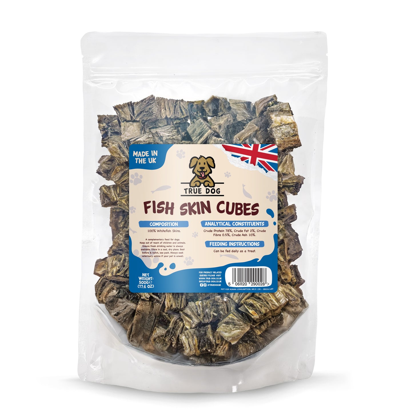 Fish Skin Cubes