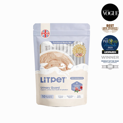 LitPet Urinary Guard Meaty Mix Paste for Cats & Dogs - 10 Sachets