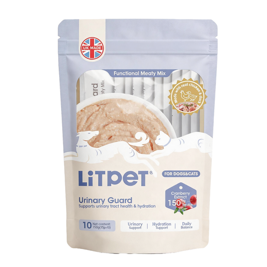 LitPet Urinary Guard Meaty Mix Paste for Cats & Dogs - 10 Sachets