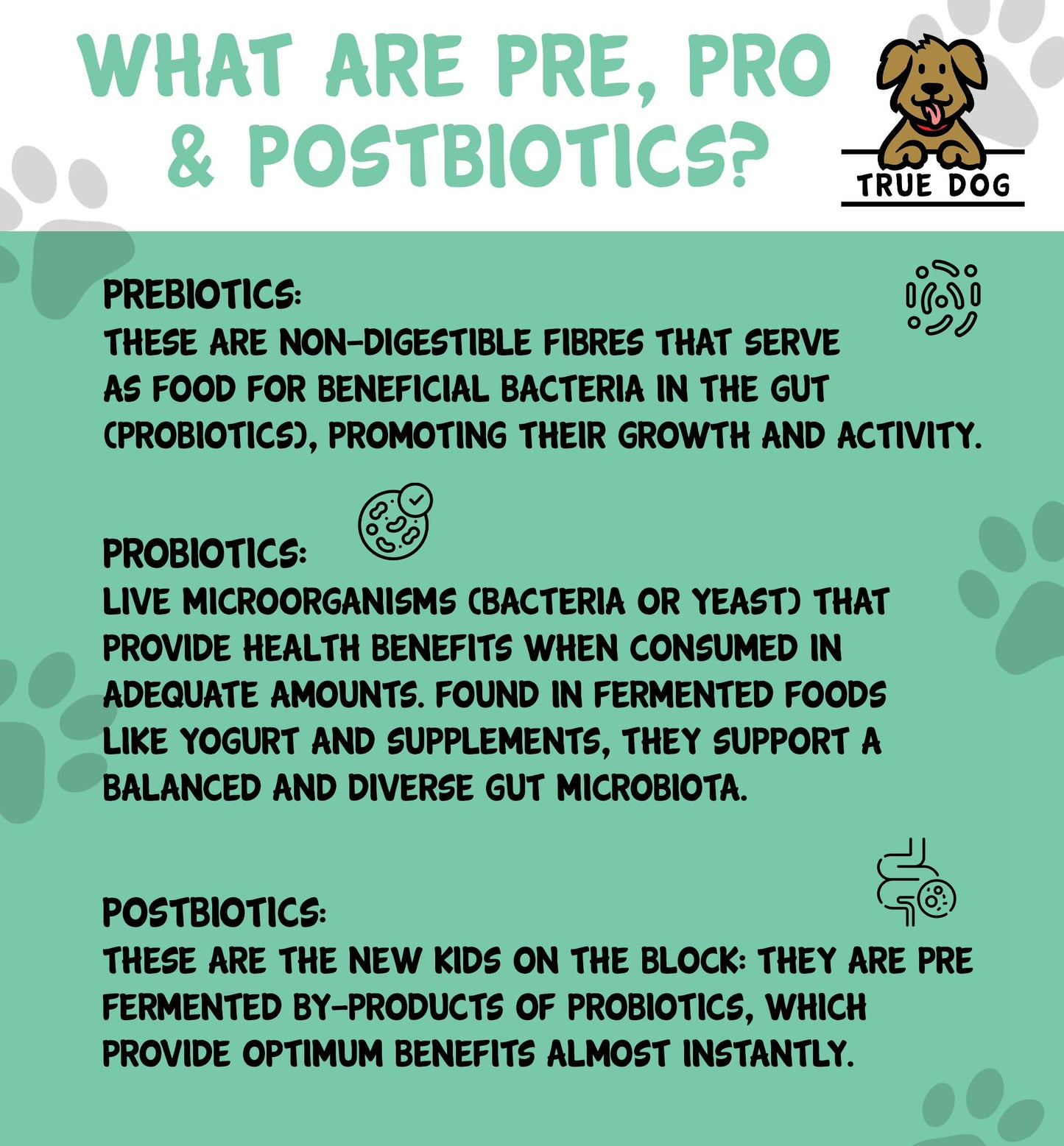Pre, Pro & Post Biotic Supplement