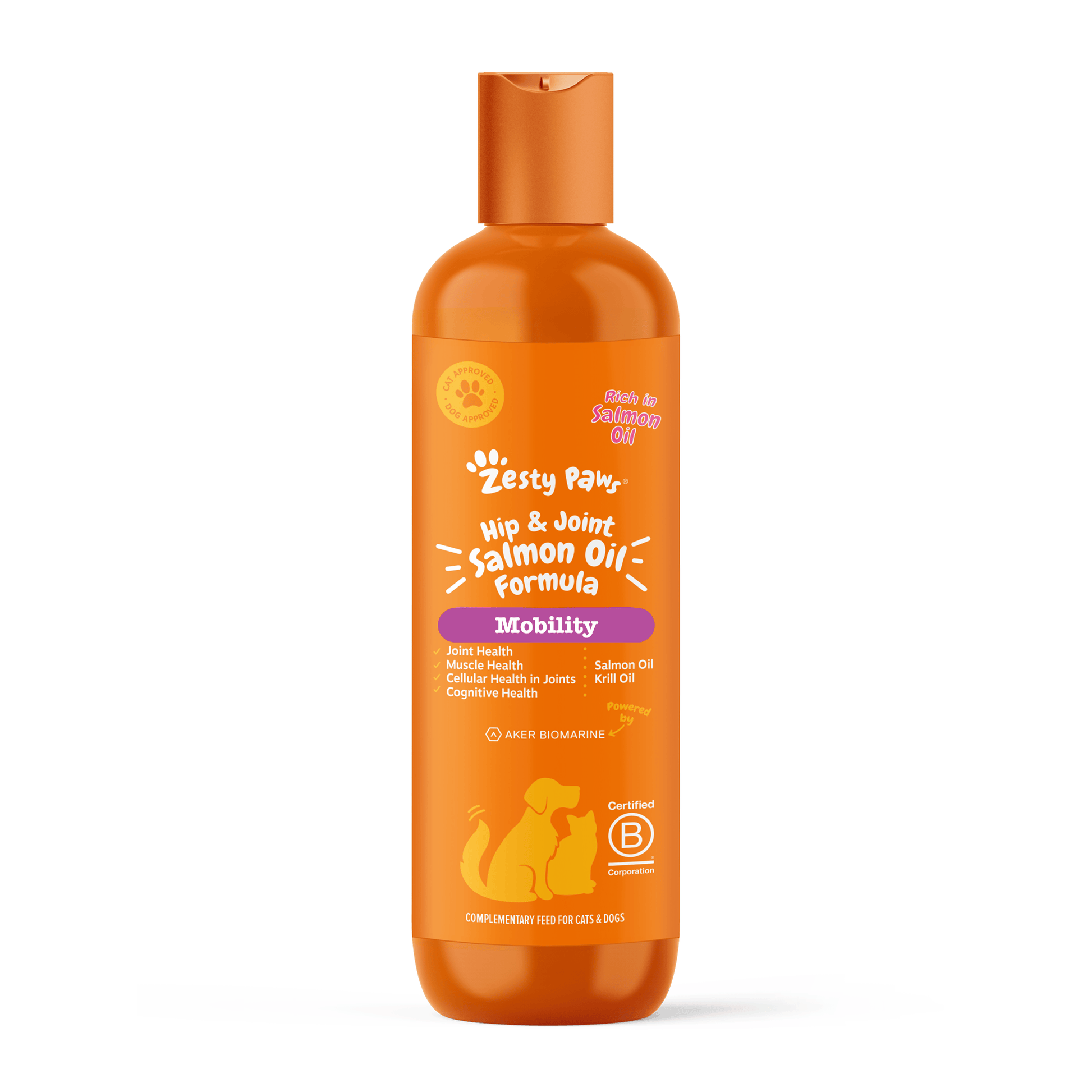 Natures Grub 250ml Zesty Paws Hip & Joint Salmon Oil 250ml