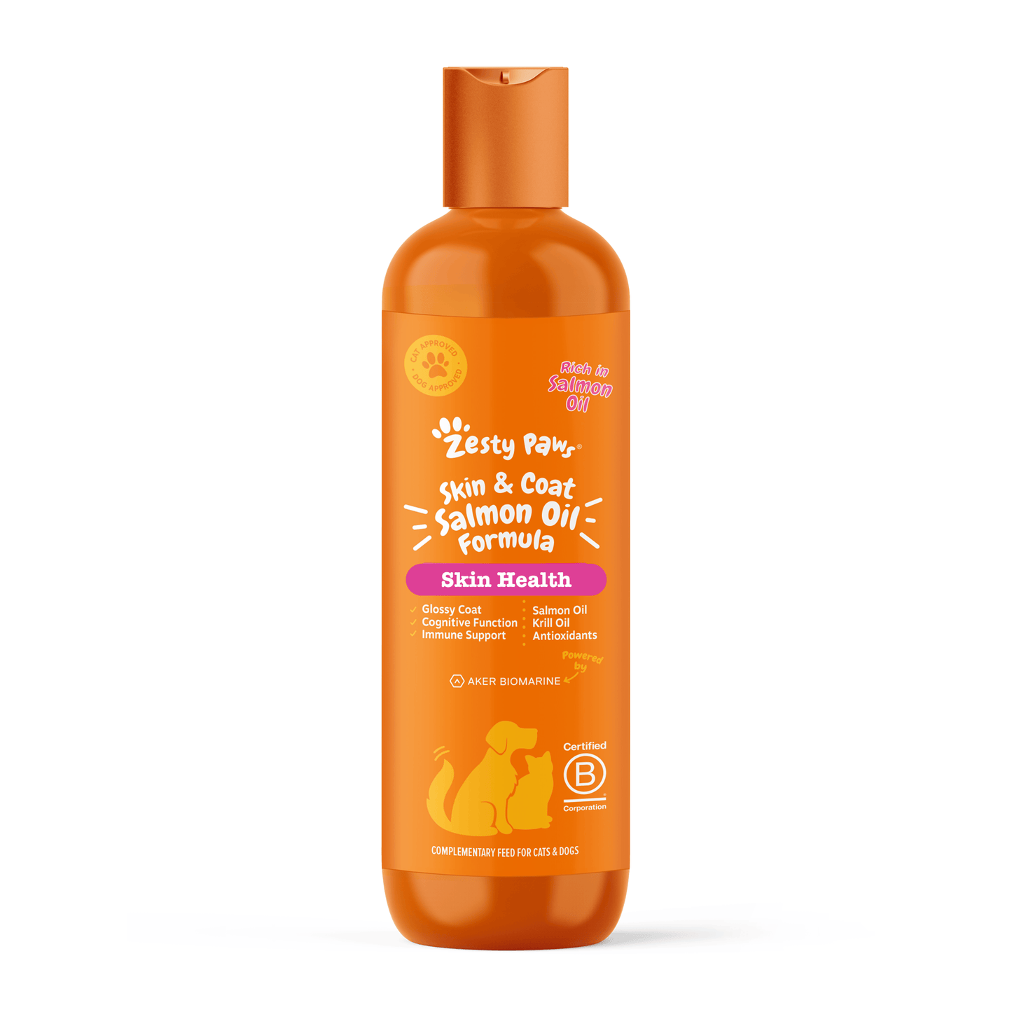 Natures Grub 250ml Zesty Paws Skin & Coat Salmon Oil 250ml