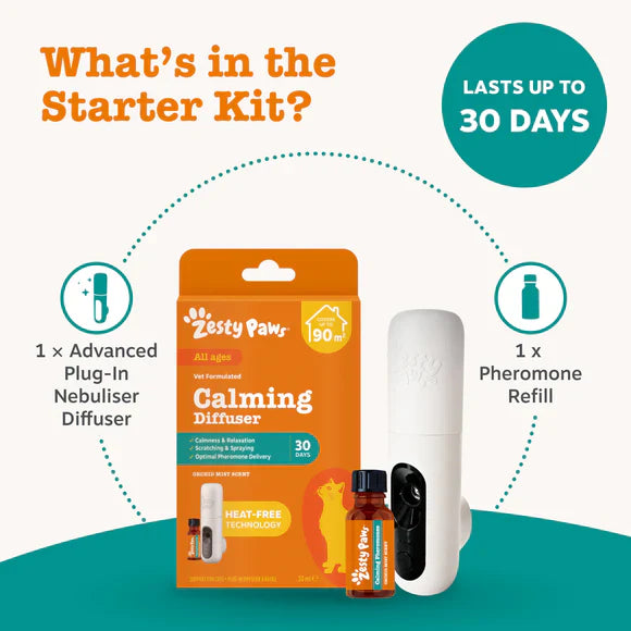 Zesty Paws Cat Calming Diffuser Kit