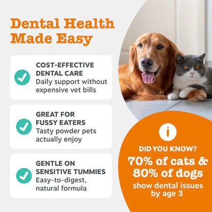 Zesty Paws Cat & Dog Dental Powder 180g