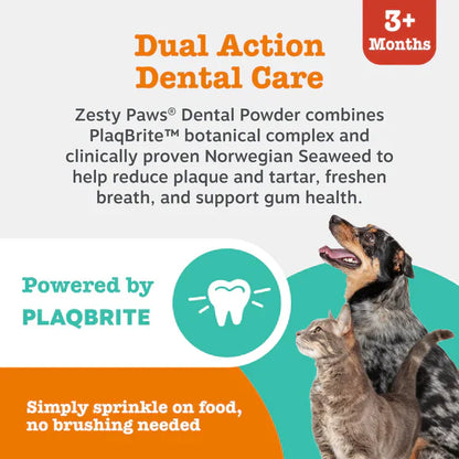 Zesty Paws Cat & Dog Dental Powder 180g